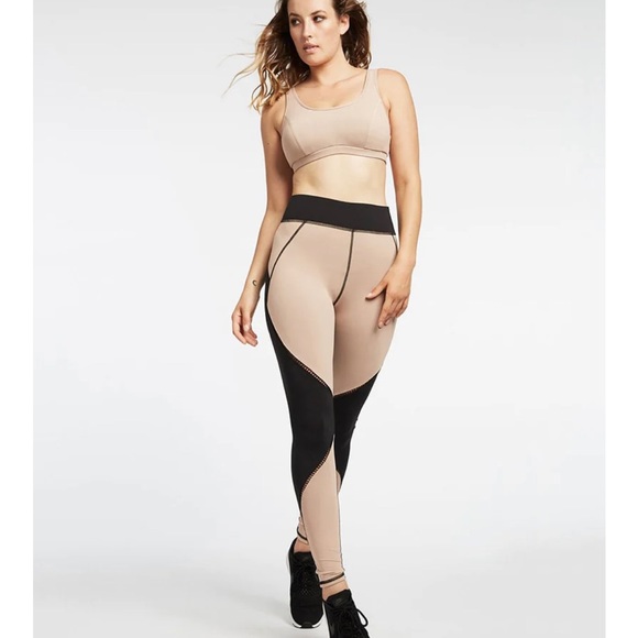 MICHI Axial Nude Pink/Black Leggings Size Small - Picture 5 of 8